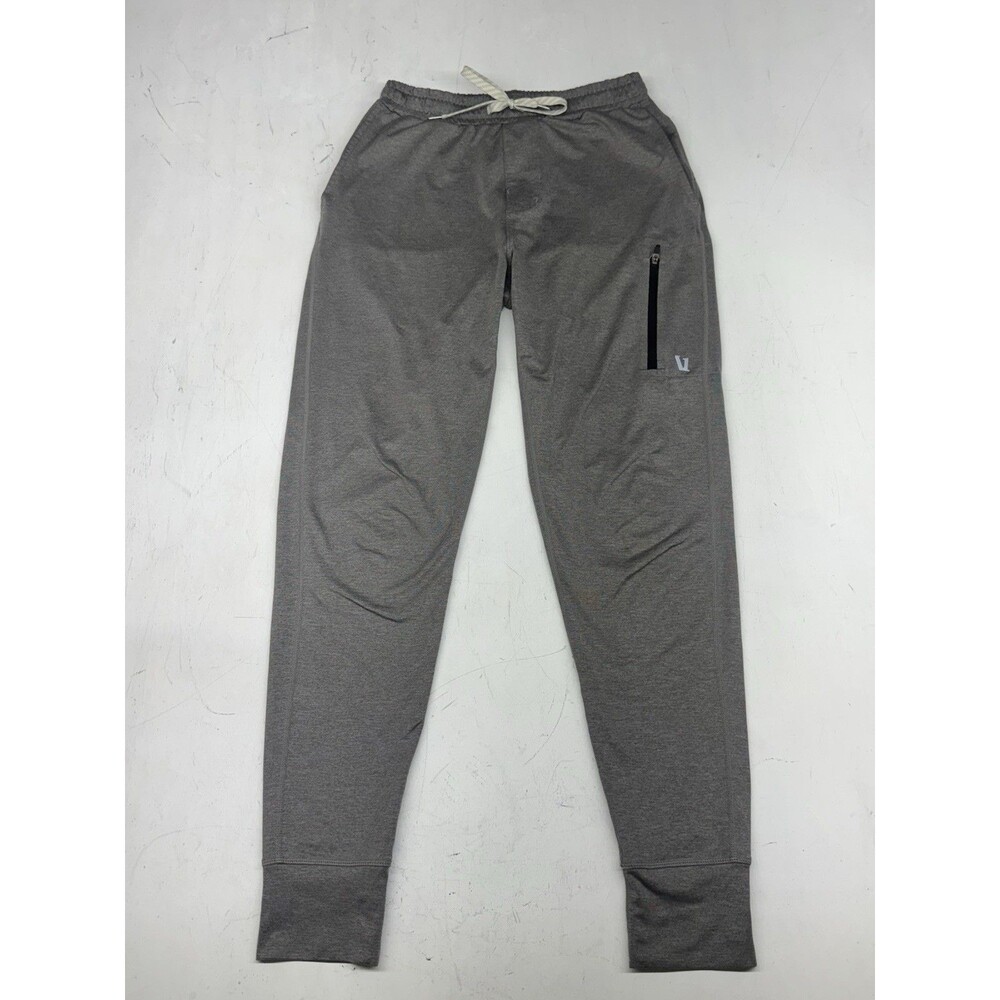 Vuori Sunday Performance Comfort Athletic Joggers Pants Tapered Gray Mens Small